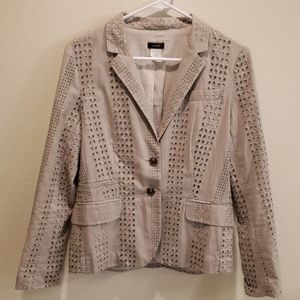 J. Crew Eyelet Blazer Size 6